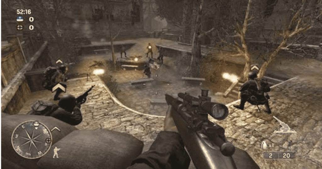 CALL OF DUTY 3 EN MARCHE VERS PARIS [USA] (5)